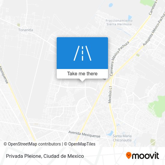 Privada Pleione map