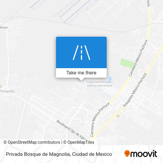 Privada Bosque de Magnolia map