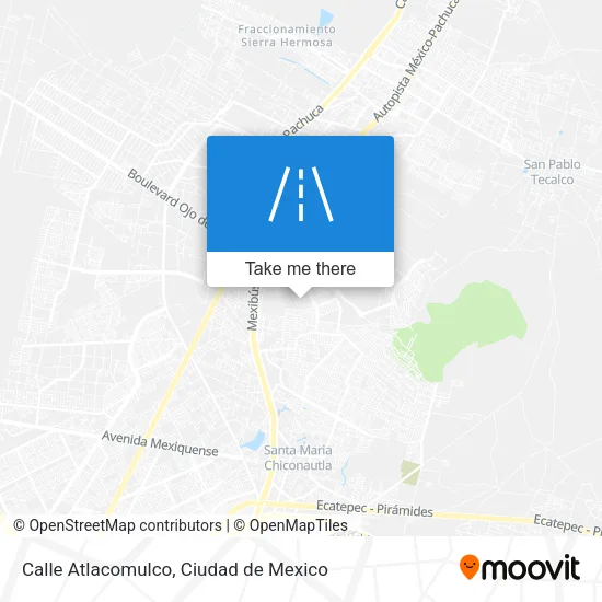 Mapa de Calle Atlacomulco