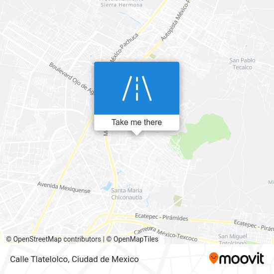 Calle Tlatelolco map
