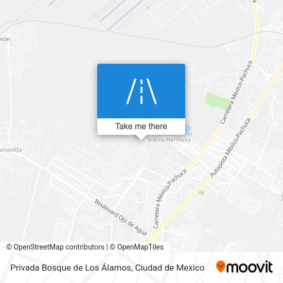Mapa de Privada Bosque de Los Álamos
