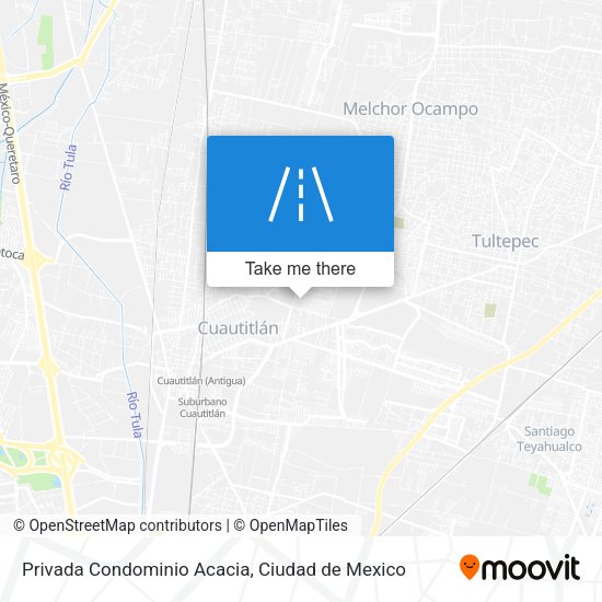 Privada Condominio Acacia map
