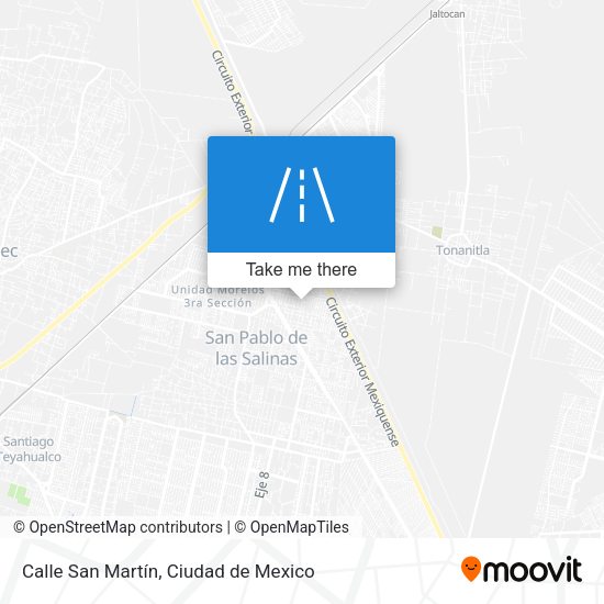 Calle San Martín map