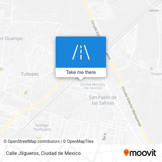 Mapa de Calle Jilgueros