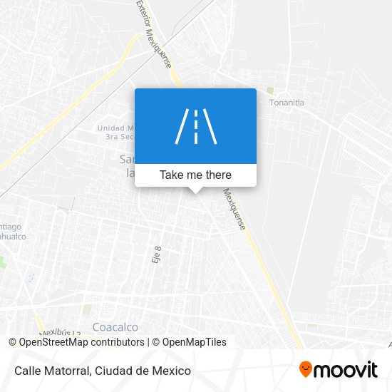 Calle Matorral map