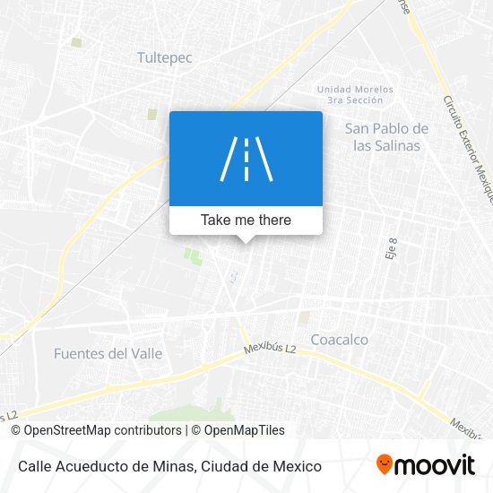 Mapa de Calle Acueducto de Minas