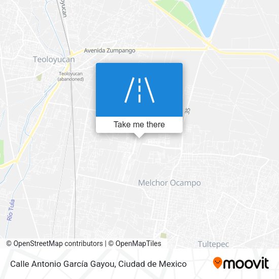 Mapa de Calle Antonio García Gayou