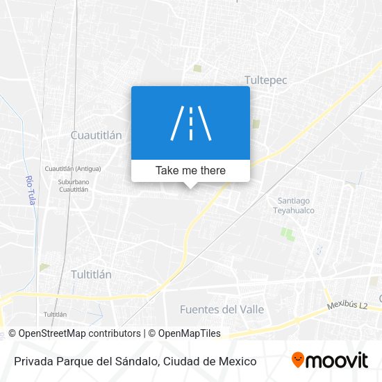 Privada Parque del Sándalo map