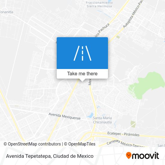 Avenida Tepetatepa map