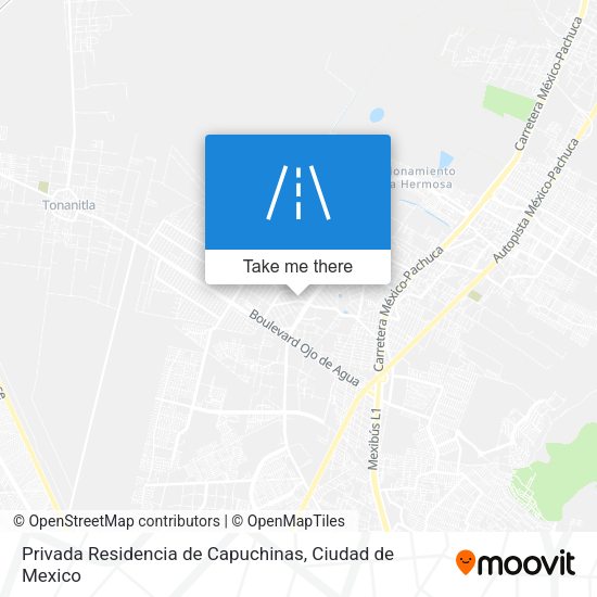 Mapa de Privada Residencia de Capuchinas