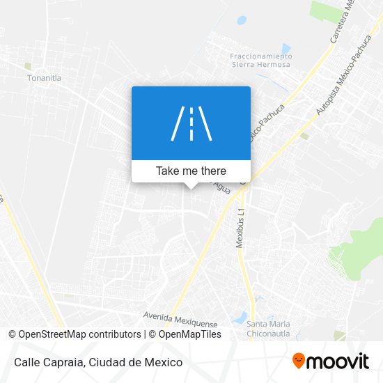 Mapa de Calle Capraia