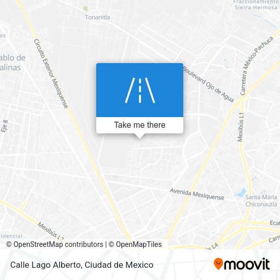 Calle Lago Alberto map