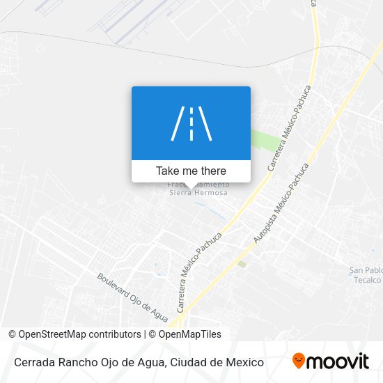 Mapa de Cerrada Rancho Ojo de Agua
