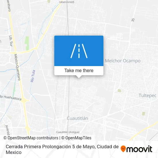 Cerrada Primera Prolongación 5 de Mayo map