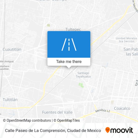 Calle Paseo de La Comprensión map