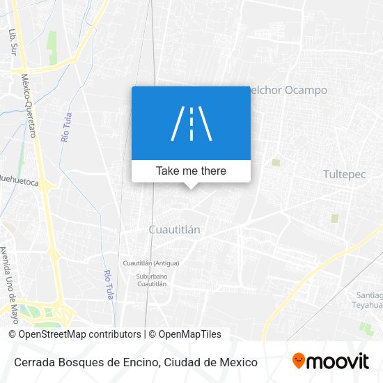 Cerrada Bosques de Encino map