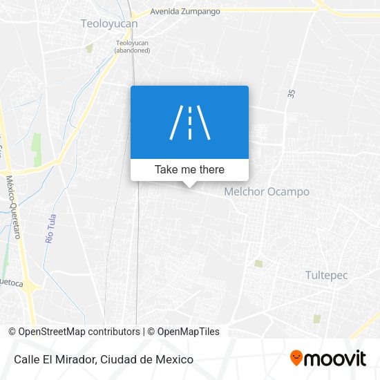 Calle El Mirador map