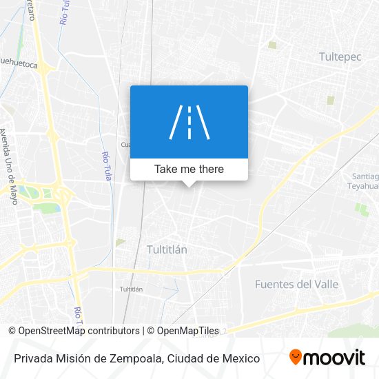 Privada Misión de Zempoala map