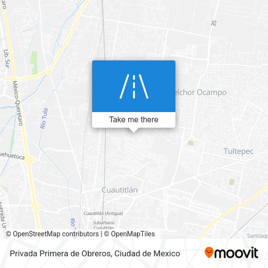 Mapa de Privada Primera de Obreros