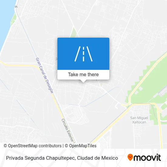 Privada Segunda Chapultepec map