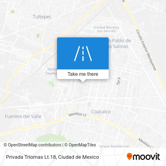 Privada Triomas Lt.18 map