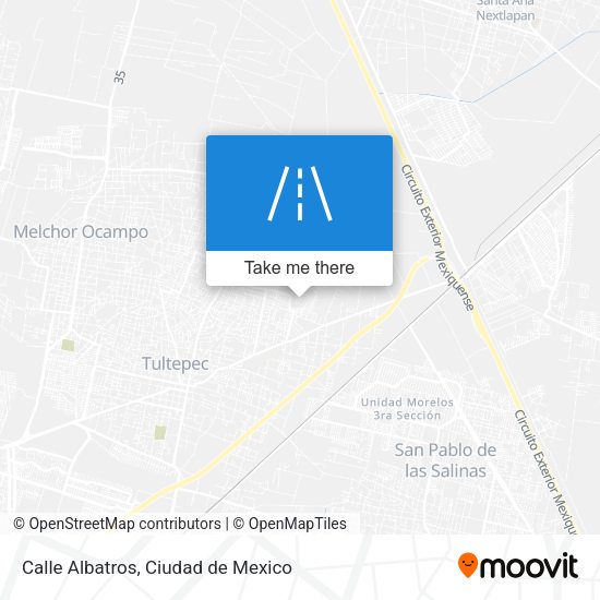Calle Albatros map