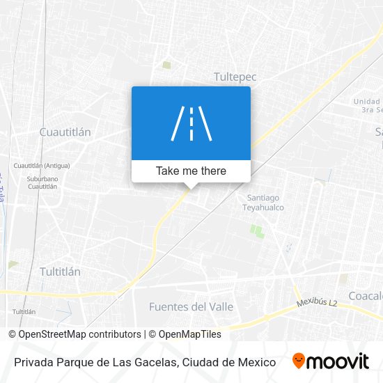 Privada Parque de Las Gacelas map