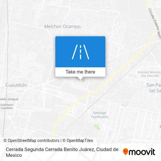 Cerrada Segunda Cerrada Benito Juárez map