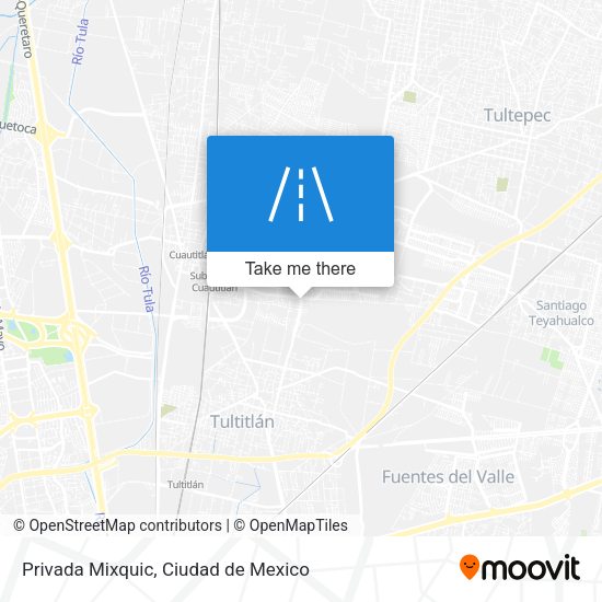 Privada Mixquic map