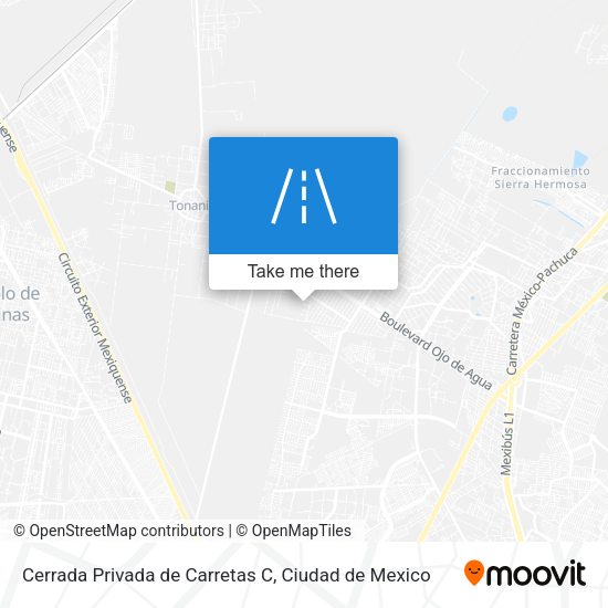Cerrada Privada de Carretas C map