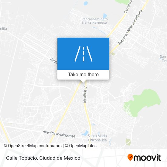 Mapa de Calle Topacio
