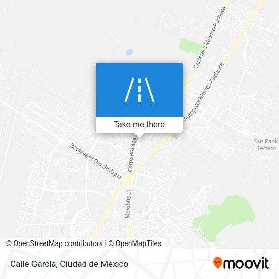 Calle García map