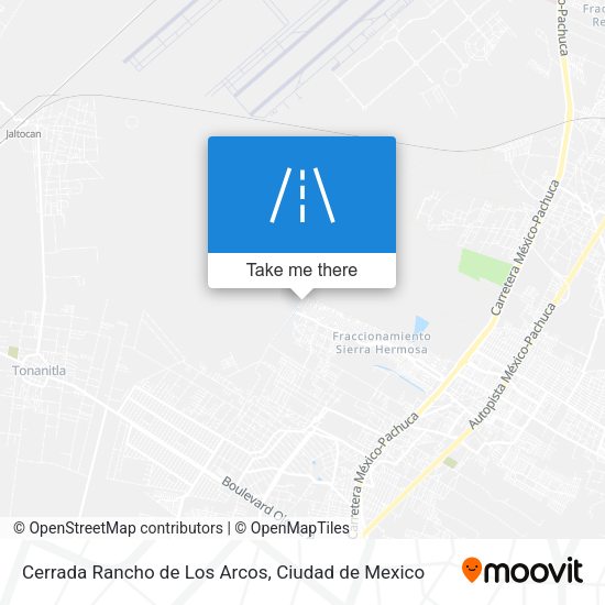 Cerrada Rancho de Los Arcos map