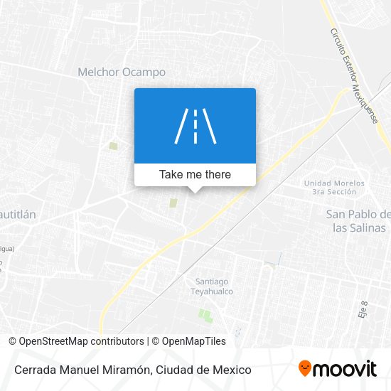 Cerrada Manuel Miramón map