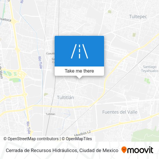 Mapa de Cerrada de Recursos Hidráulicos