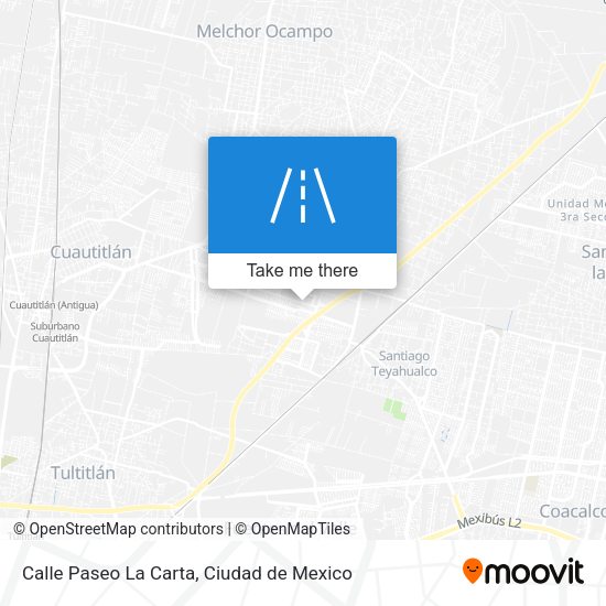 Calle Paseo La Carta map