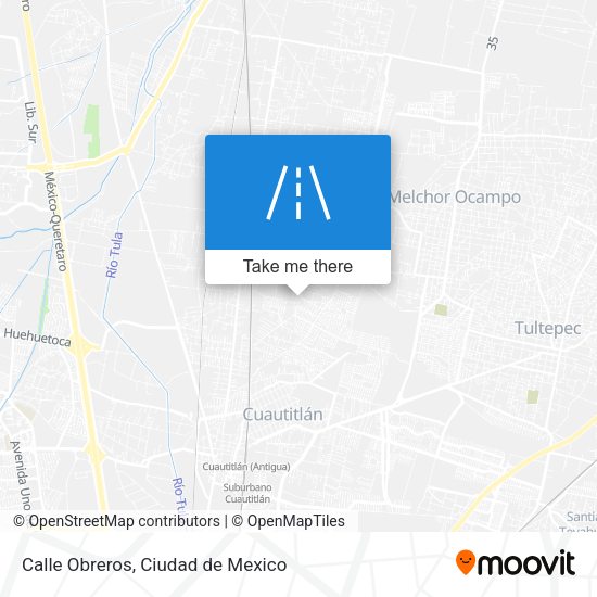 Calle Obreros map