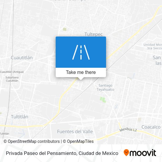 Privada Paseo del Pensamiento map