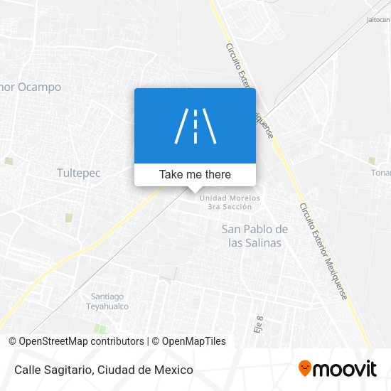 Calle Sagitario map