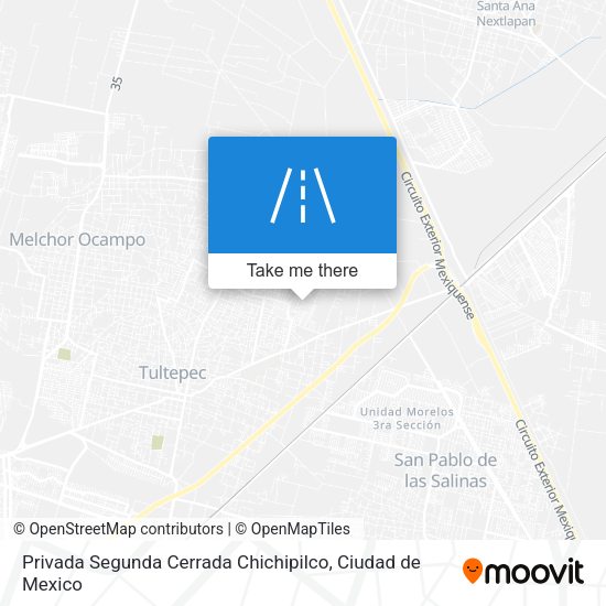 Privada Segunda Cerrada Chichipilco map