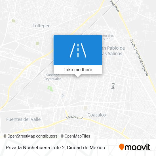Privada Nochebuena Lote 2 map