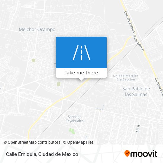 Mapa de Calle Emiquia