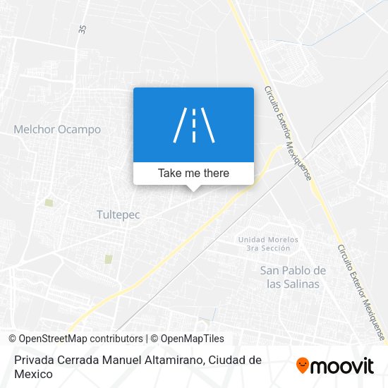 Privada Cerrada Manuel Altamirano map