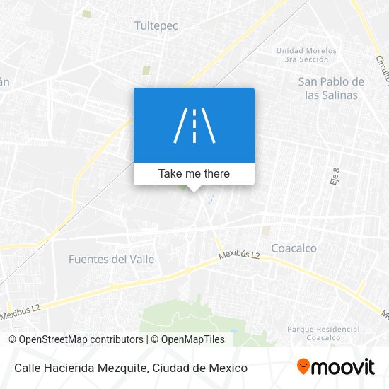 Calle Hacienda Mezquite map
