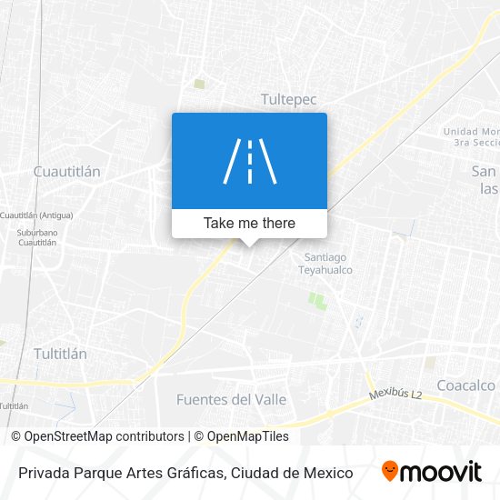 Privada Parque Artes Gráficas map