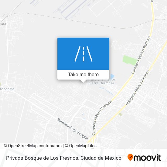 Privada Bosque de Los Fresnos map