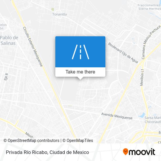 Mapa de Privada Río Ricabo