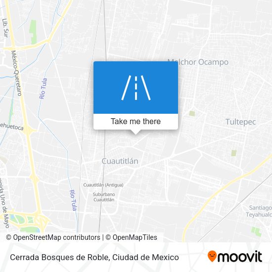 Cerrada Bosques de Roble map