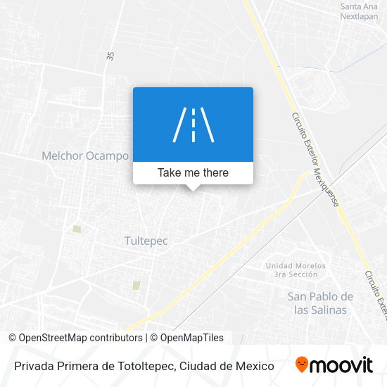Privada Primera de Totoltepec map