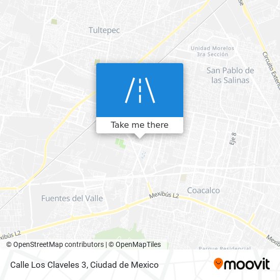 Calle Los Claveles 3 map